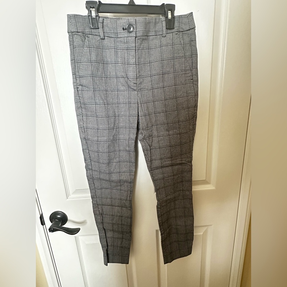 LOFT Petite Checkered Pants